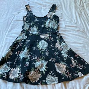 Floral skater dress